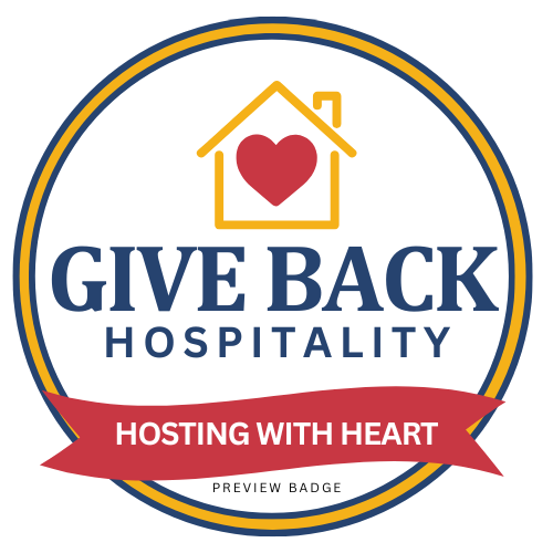Hosting With Heart badge