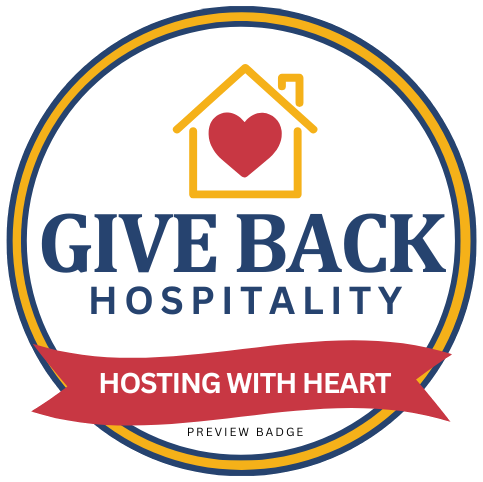 Hosting With Heart badge